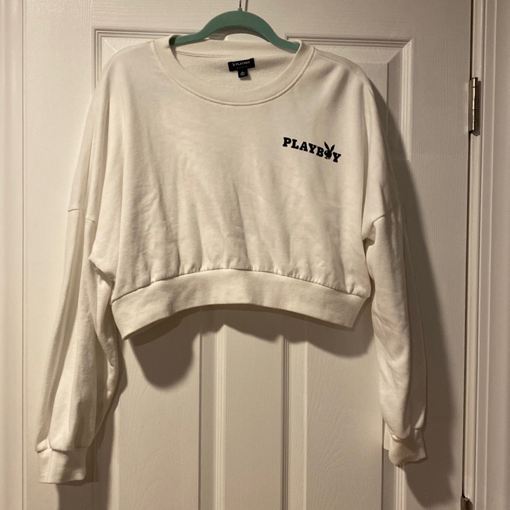 PAC SUN Playboy cropped sweatshirt